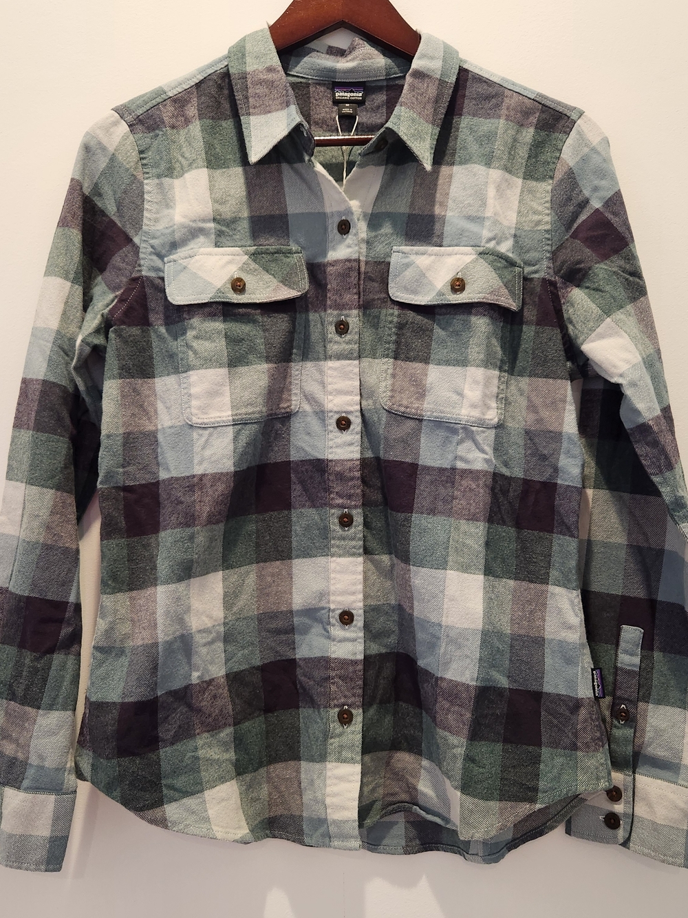 Patagonia Organic Cotton Midweight Fjord Long Sleeve Flannel Shirt Medium